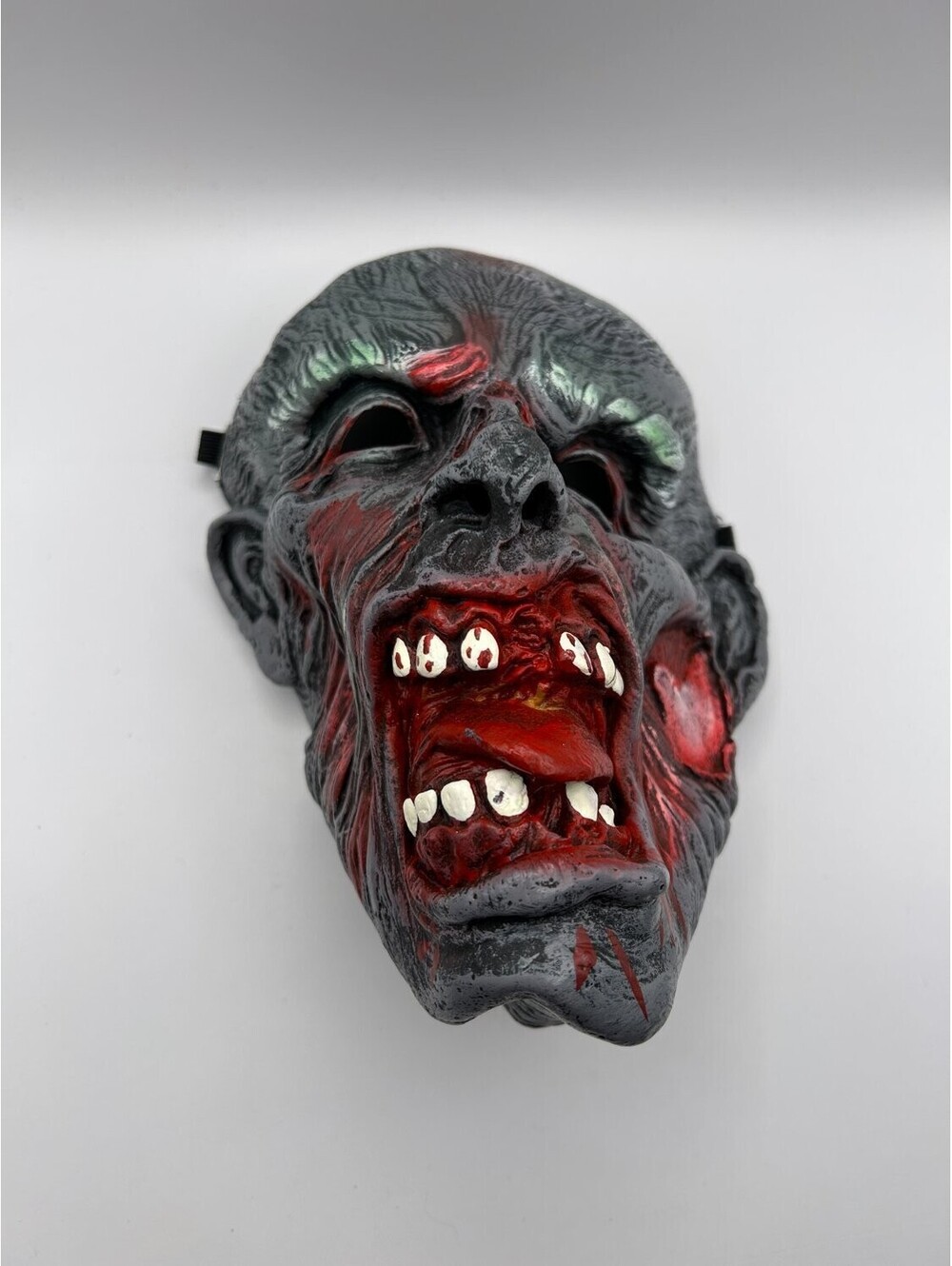 Easter Unlimited 10060REX07 Scary Skeleton Skull Zombie Rubber Mask Gray